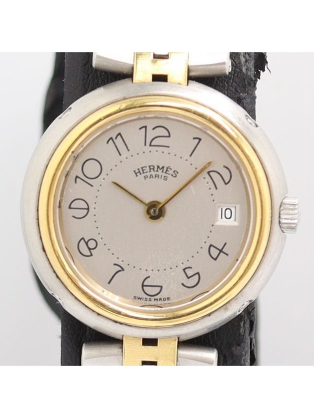 Hermes Profile Date Gray Dial Watch